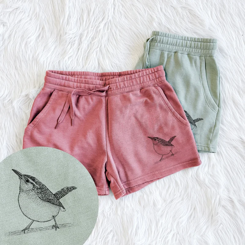 CLOSEOUT – Carolina Wren – Thryothorus ludovicianus – Women’s Cali Wave Shorts