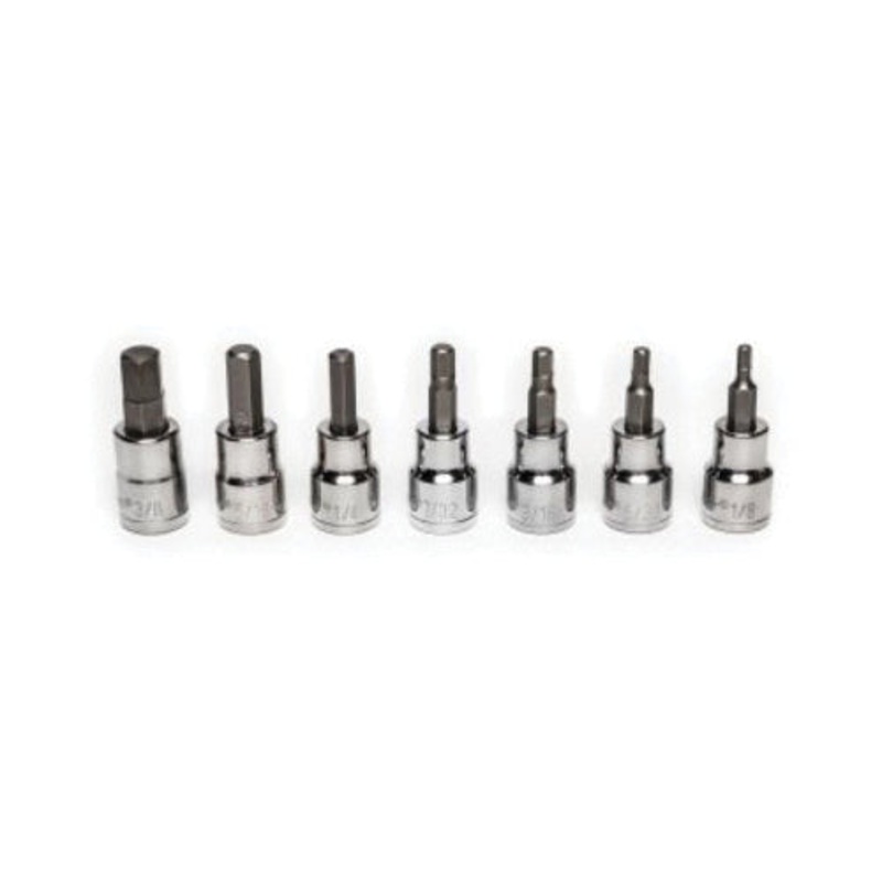 CRESCENT CBSS0N Socket Bit Set, 3/8 in Drive, 7 -Piece