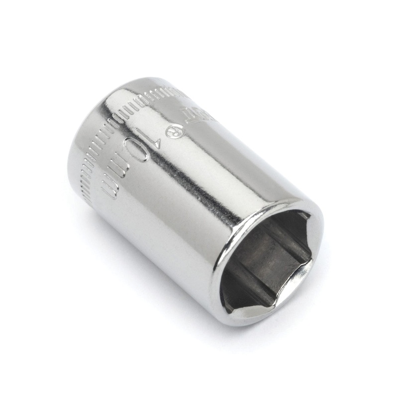 CRESCENT CDS17N Socket, System of Measurement: Metric, Standard Length, 10 mm Socket, 1/4 in Drive, 6-Point