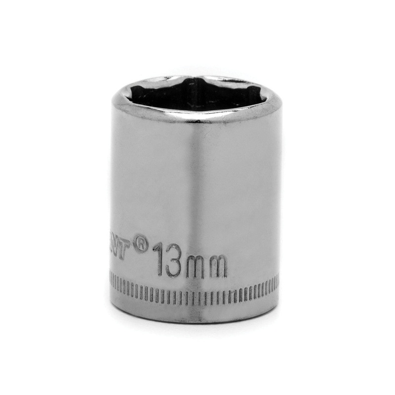 CRESCENT CDS20N Socket, System of Measurement: Metric, Standard Length, 13 mm Socket, 1/4 in Drive, 6-Point