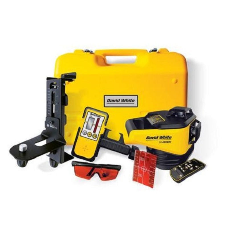 David White 3-Plane Rotary Laser w/Tripod & Grade Rod (10th) | 27-LR430HDV-4T