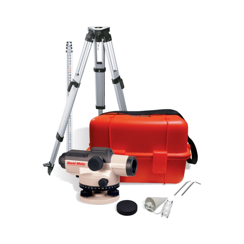 David White AL8-26 26X Automatic Level Kit (Inch Graduation) | 44-D8926K-1C
