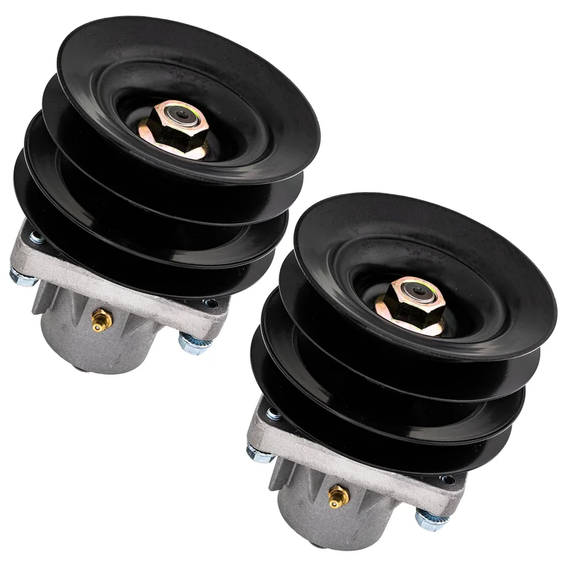 Deck Spindle Set For Huskee White Outdoor Troy-Bilt 918-0241 618-0241 918-0431 918-0241B 918-0431B | 2-PACK