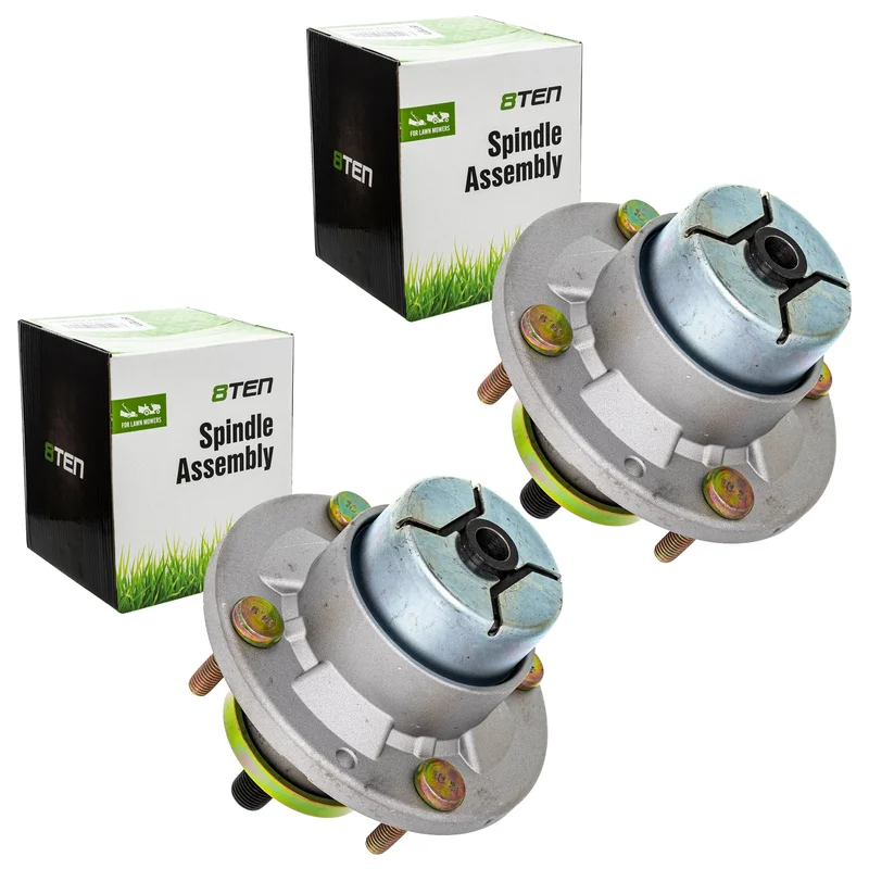 Deck Spindle Set For John Deere AM144608 | 2-PACK