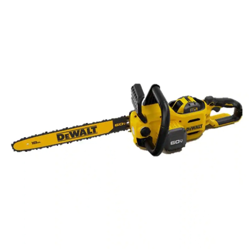 DEWALT 18 60V MAX Brushless Cordless Battery Powered Chainsaw Kit with (1) FLEXVOLT 3Ah Battery & Charger