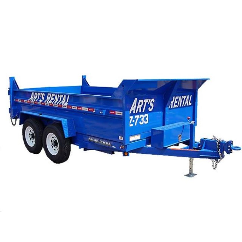 Dump Trailer, Hydraulic with Surge Brake