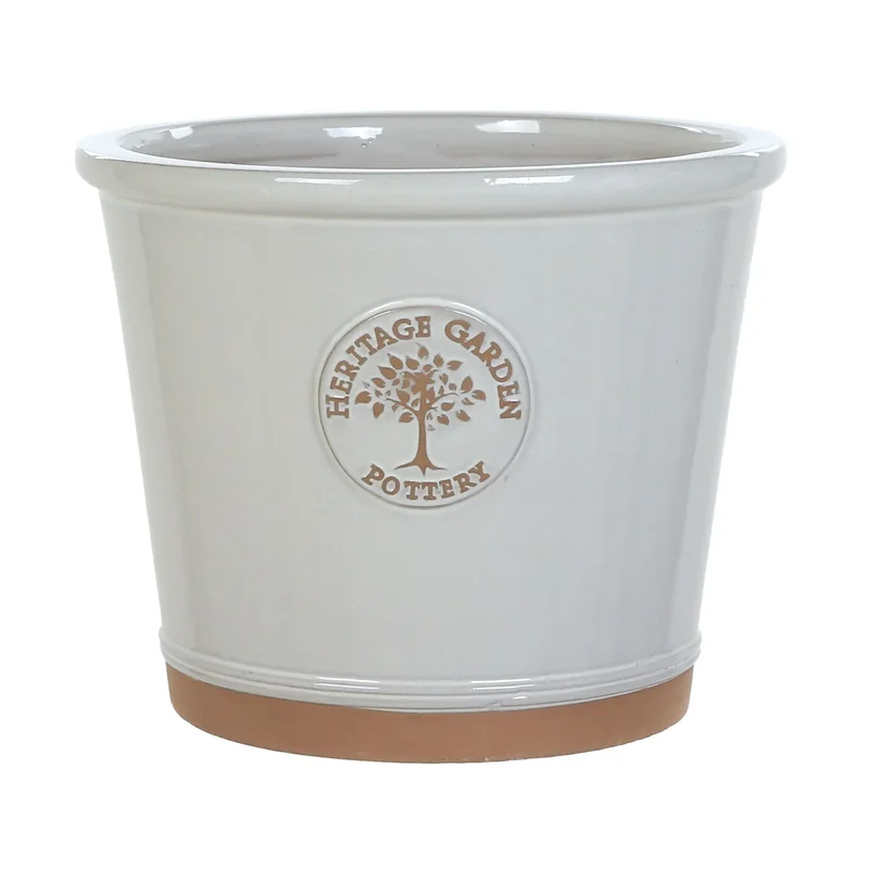 Edward V White Pot 35cm