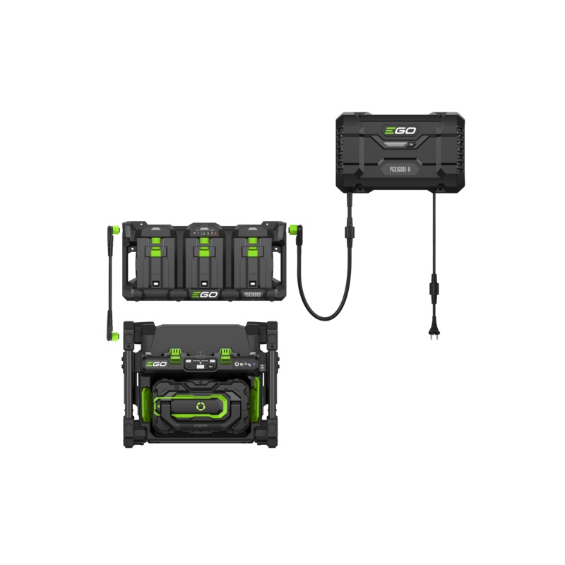 Ego PGX1602E-H – ProX ChargingHub Kit 3 Port Charger / Power Bank /40Ah Battery