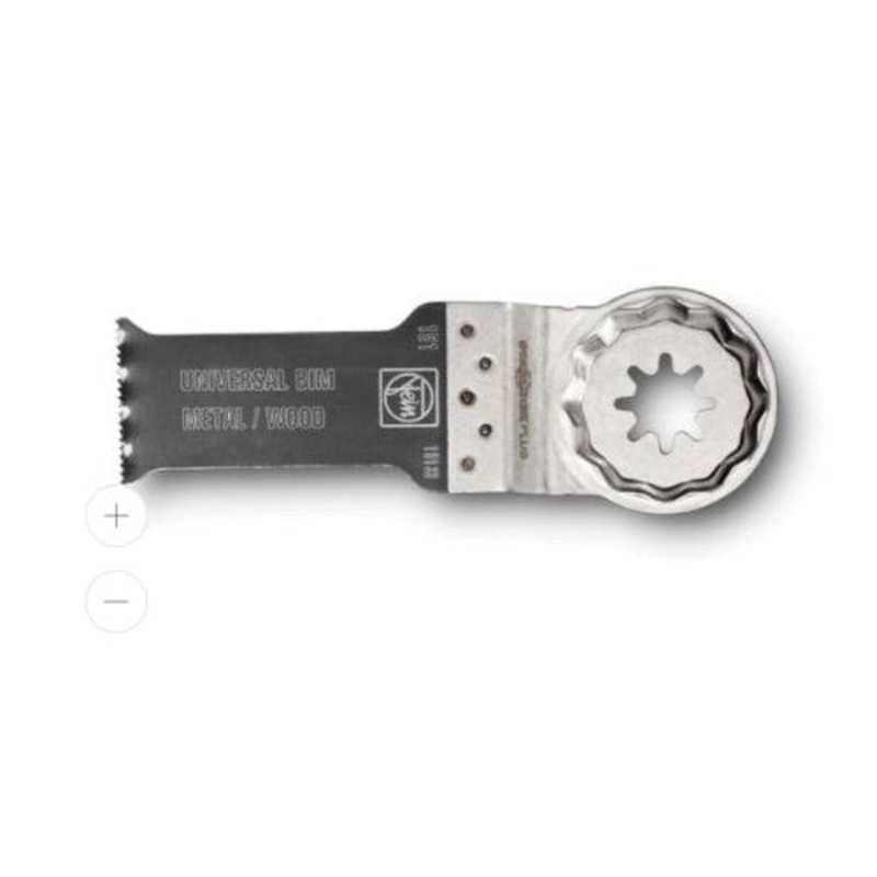 FEIN 6 35 02 151 27 0 Saw Blade, Narrow, Straight, Waisted Blade, 2-3/8 in L Blade, 1-1/8 in W Blade, Bi-Metal Blade