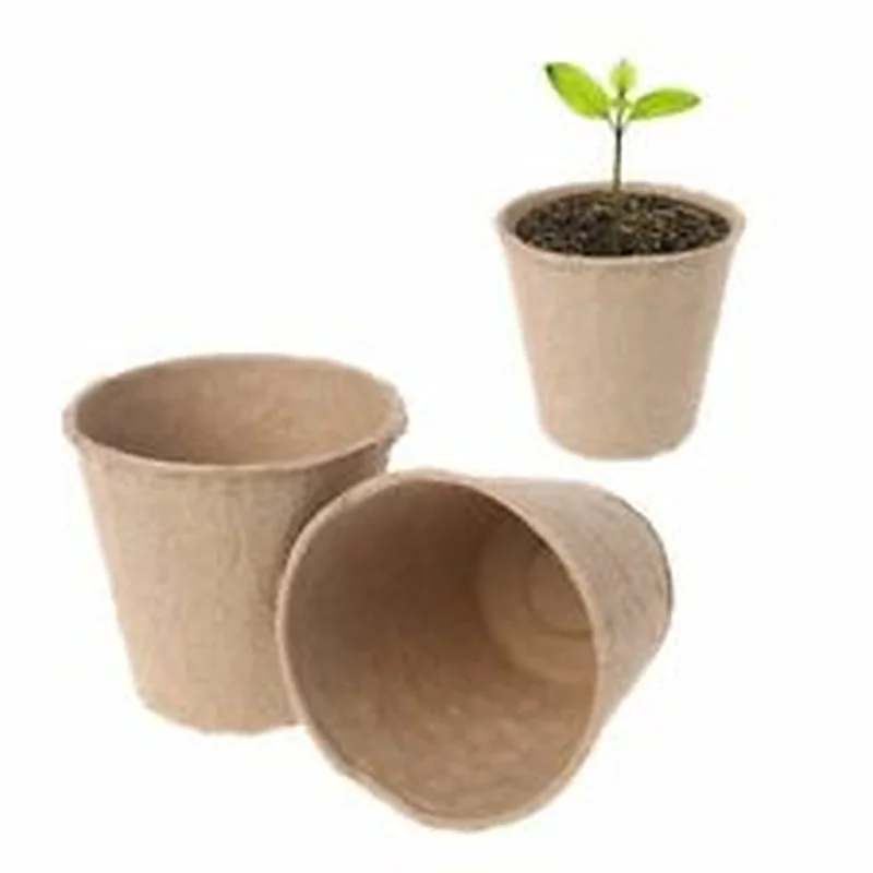 FIBRE POTS ROUND 3/8cm (12)