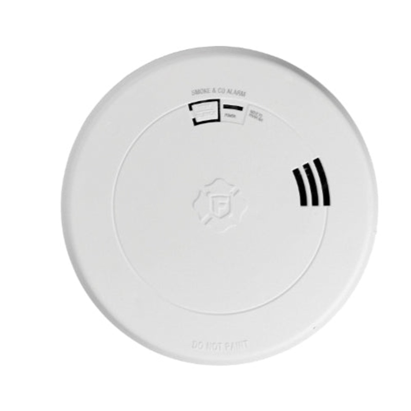 FIRST ALERT 1046803 2-in-1 Smoke and Carbon Monoxide Alarm with Voice Alerts, Electrochemical, Photoelectric Sensor