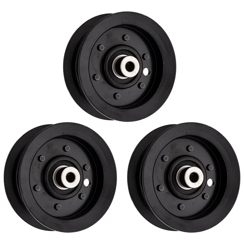Flat Idler Pulley Set For Toro Hayter 106-2175 132-9420 | 3-PACK
