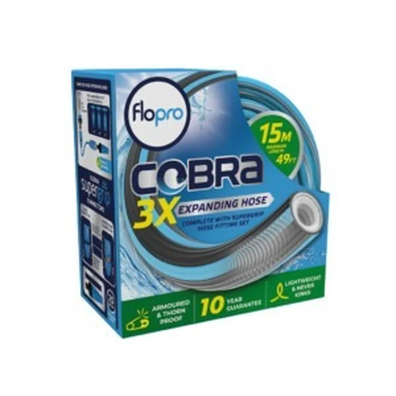 Flopro Cobra Expanding Hose Set 15m