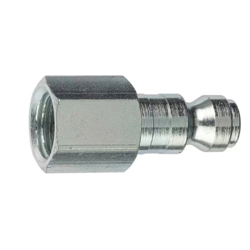 Forney Tru-Flate 75220 Air Plug, 1/4 in FNPT x 1/4 in FNPT, Steel