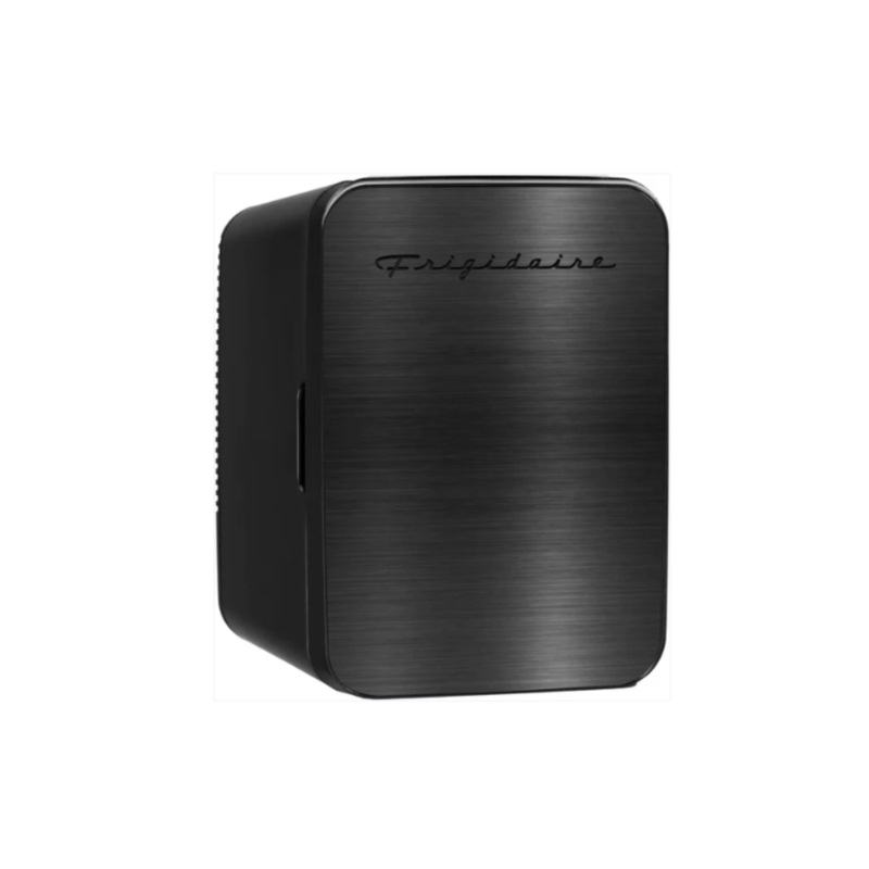 Frigidaire Portable 10L, 15-can Mini Fridge Brushed Black Stainless Steel EFMIS183BSSBK-R