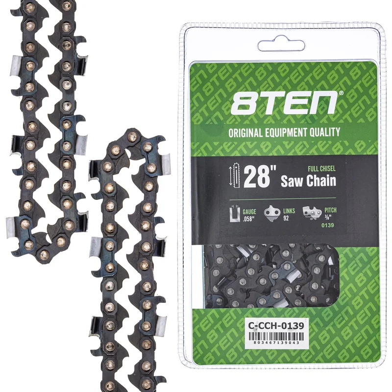 Full Chisel Chainsaw Chain 28 Inch .058 3/8 92DL for McCulloch Pro Mac 800
