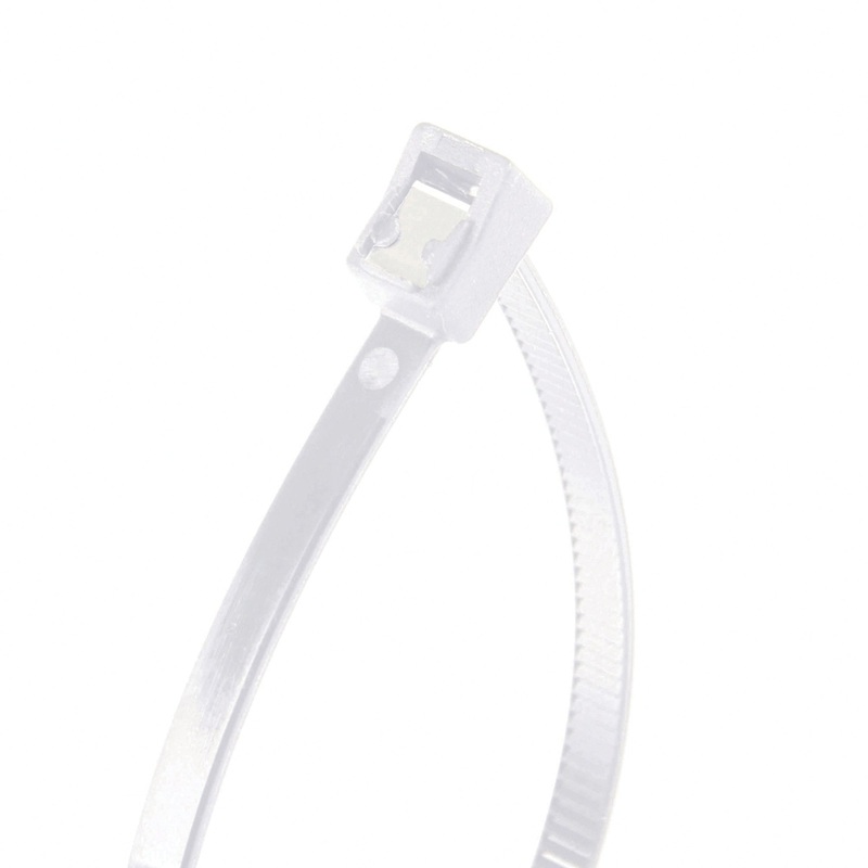 GB CUTTING EDGE 45-311SC Cable Tie, Self-Cutting Cable Tie, 11 in L, 3 in Max Bundle Dia, Twist Locking, Natural
