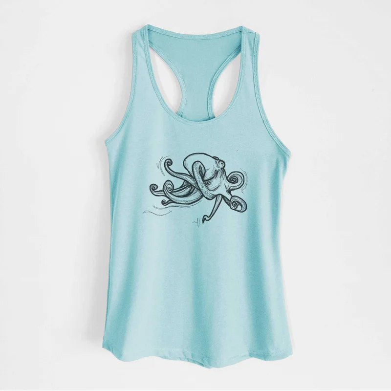 Giant Pacific Octopus – Women’s Racerback Tanktop
