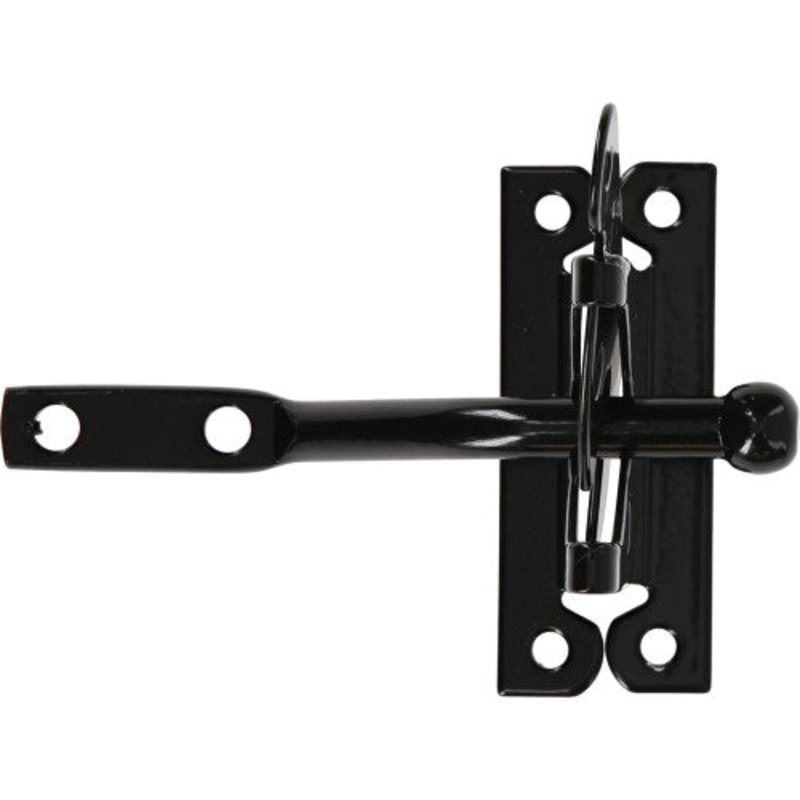 HARDWARE ESSENTIALS 851370 Gate Latch, Decorative Style, Steel, Plated