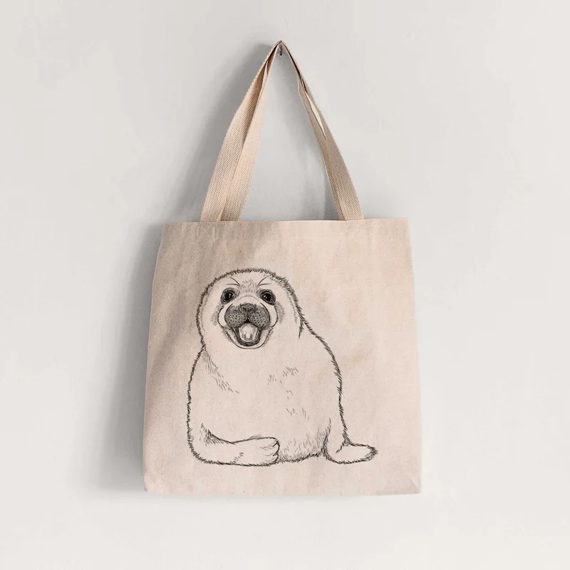 Harp Seal Pup – Pagophilus groenlandicus – Tote Bag