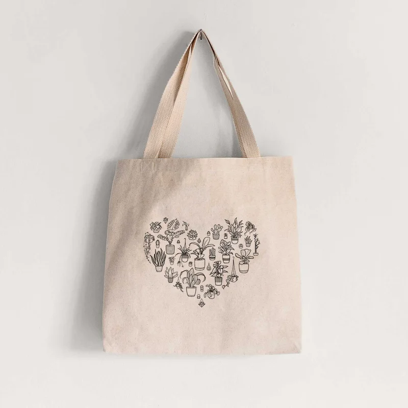 Heart Full of House Plants – Tote Bag