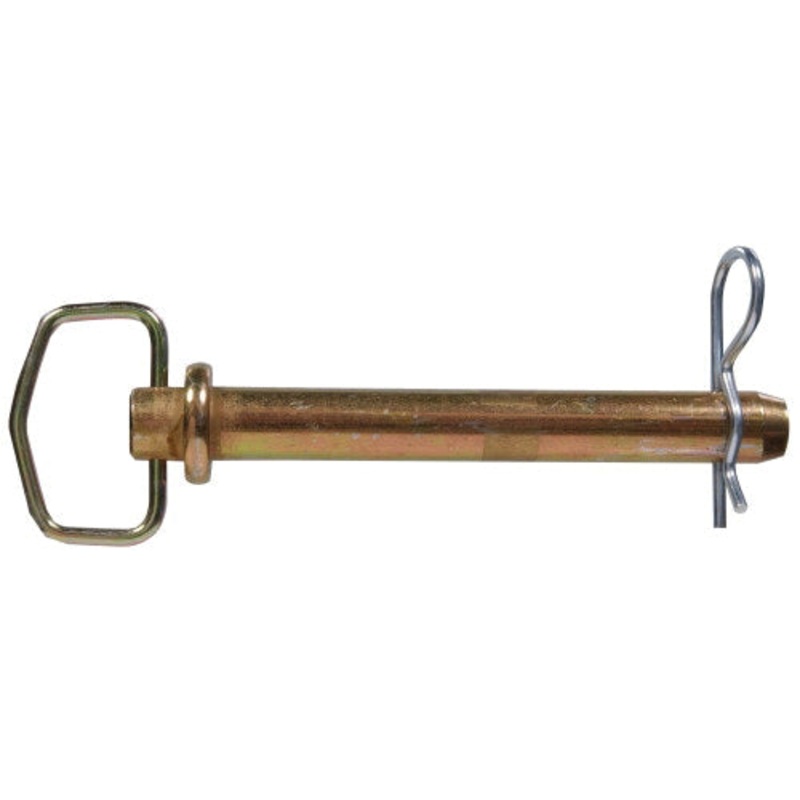 HILLMAN 881133 Receiver Hitch Pin, 4 in OAL, Steel, Zinc/Yellow Dichromate