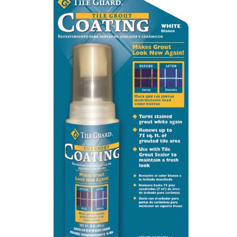 Homax 9310 Tile Grout Coating, Liquid, White, 4.3 oz