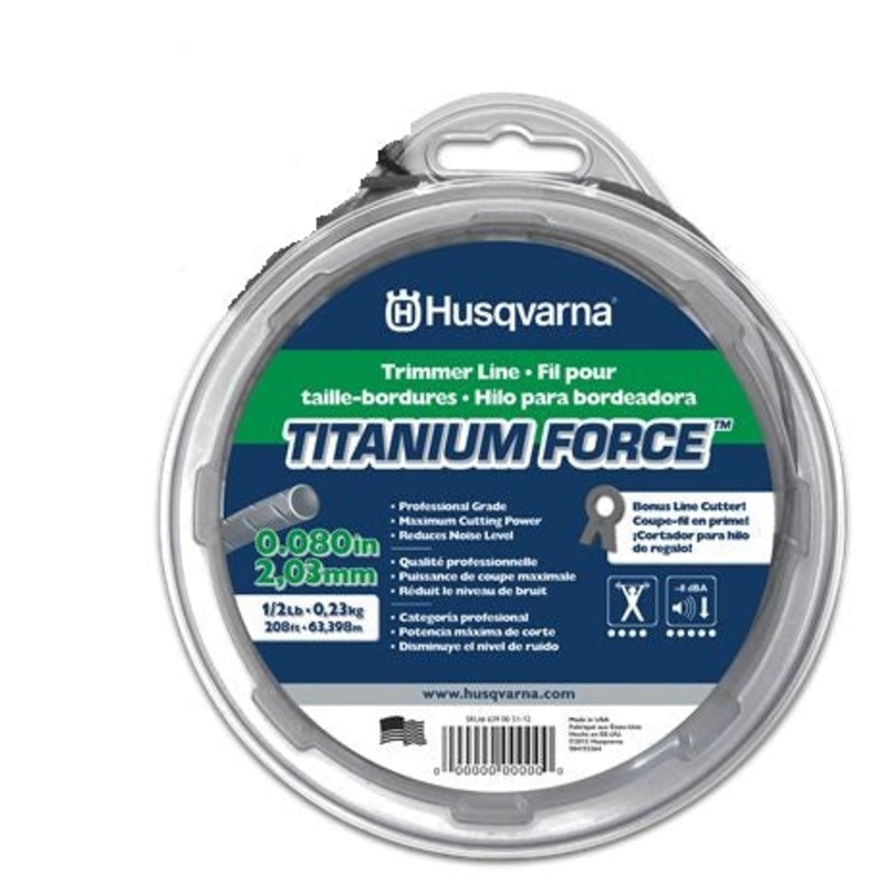 Husqvarna .080 1/2 Pound TITANIUM LINE#639005112
