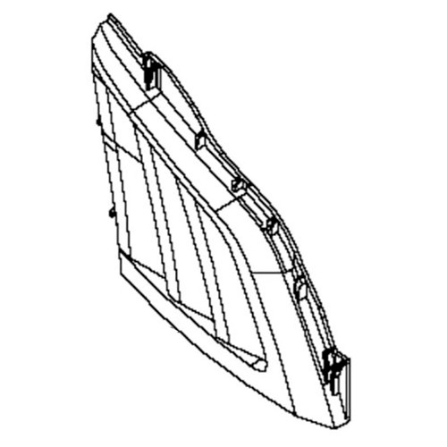 501488701 Cover Right Air Window Plate Husqvarna Genuine OEM Part