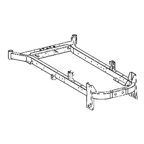 501656006 Frame Svc Kit W Decal Husqvarna Genuine OEM Part