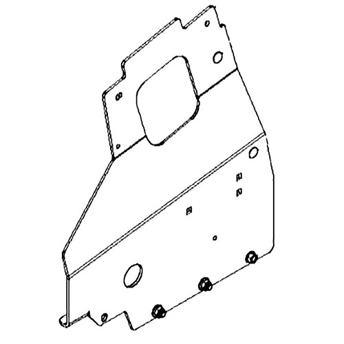 501863303 Column Side Rh Vz Ms672 Red Husqvarna Genuine OEM Part