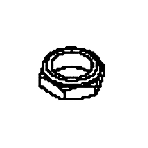 522842602 Nut 3/416 Hex Thin Nyloc Zd C Husqvarna Genuine OEM Part - SUPERSEDED FROM 522842601