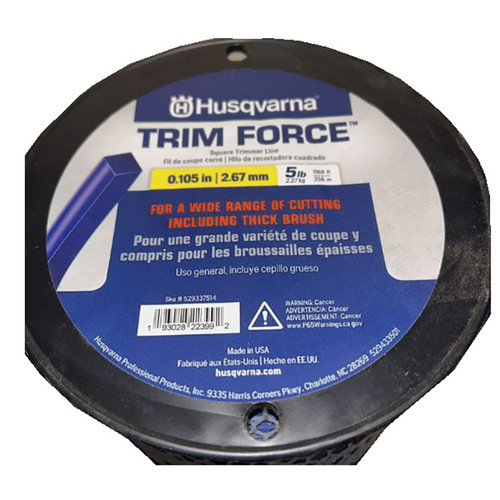 529337514 Hus Trimforce Square.105X1168 Husqvarna Genuine OEM Part