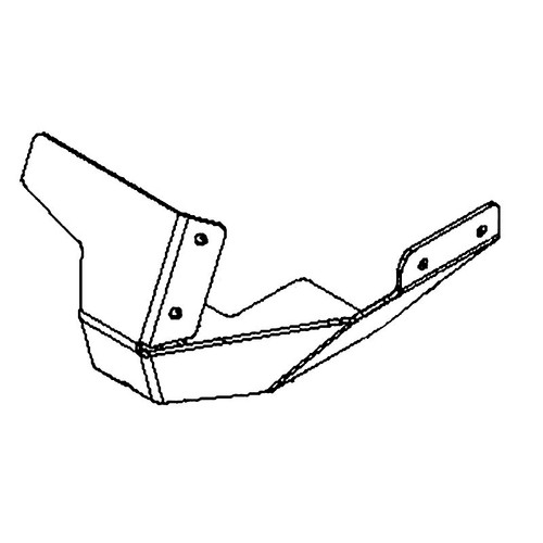 529516904 Guard Tank Front Czt+ Rh X4 Husqvarna Genuine OEM Part
