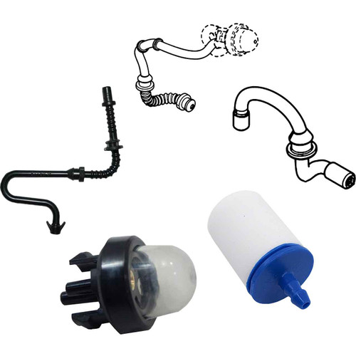 HUSQVARNA 585 FUEL FILTER-GROMMET-LINES PRIMER BULB KIT OEM