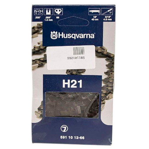 591101266 16 Chain Husqvarna Genuine OEM Part - SUPERSEDED FROM 501840766, 501842966, 608100161