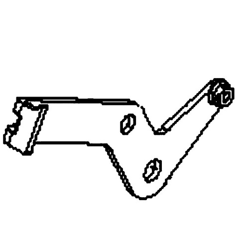 592877702 Bellcrank Rear.Rt Black X431 Husqvarna Genuine OEM Part
