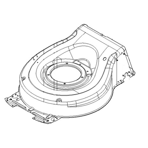 593293901 Chassis Deck Assy Husqvarna Genuine OEM Part - SUPERSEDED FROM 593294001