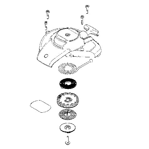 597020501 Starter Assy Kit 322Hd60 Husqvarna Genuine OEM Part