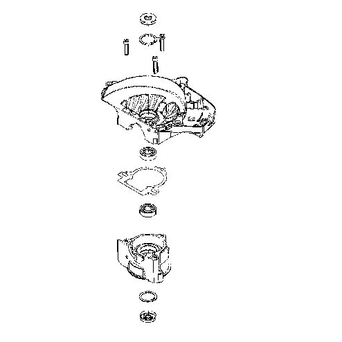 597023601 Crankcase Assy Kit 522 Husqvarna Genuine OEM Part
