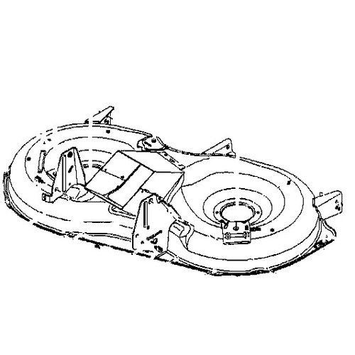 597959201 Kit Svc Deck Weldment Husqvarna Genuine OEM Part - SUPERSEDED FROM 594024304, 597959301