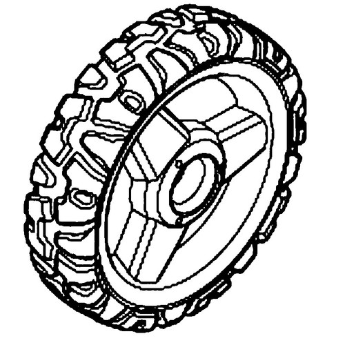598454801 11 Wheel Kit Husqvarna Genuine OEM Part