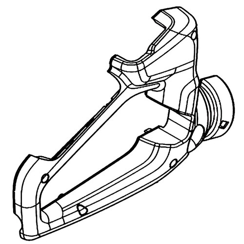 598483701 Rear Handle Right Husqvarna Genuine OEM Part