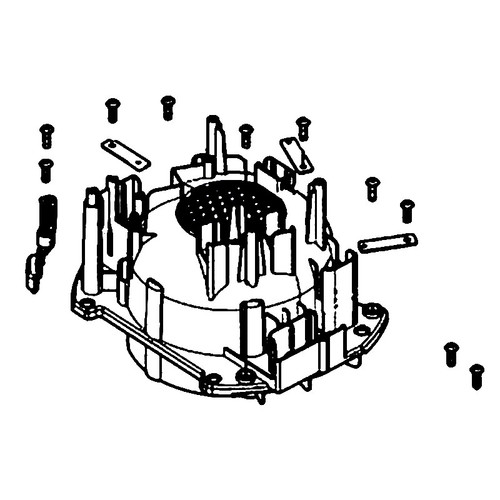 598564001 Motor Cover Pro Powerhead Spar Husqvarna Genuine OEM Part