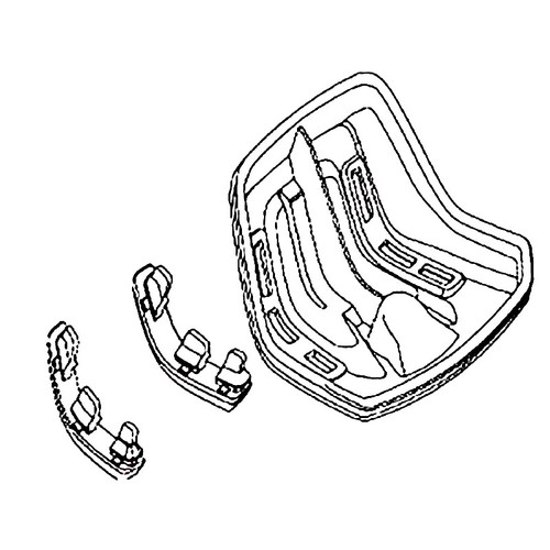 599348940 Bottom Bumper Kit Husqvarna Genuine OEM Part