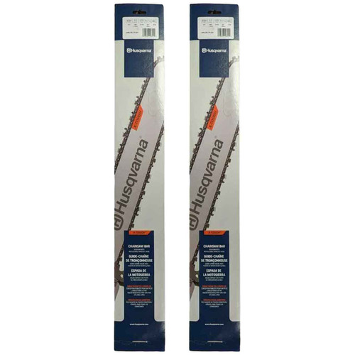 HUSQVARNA Guide Bar- X -Force XT ,28"BAR, 93 DRIVE LINKS, .058"GAUGE, 3/8"- 2 PACK