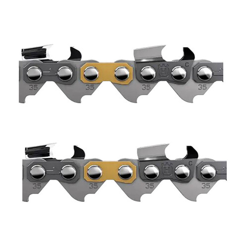 Husqvarna OEM 18" CHAIN C35 .325".058" 72 DL 581699872 (2 Pack)
