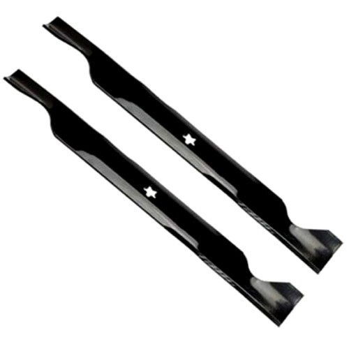 Husqvarna OEM 46" STAR HOLE HI-LIFT BLADE 532405380 (2 Pack)