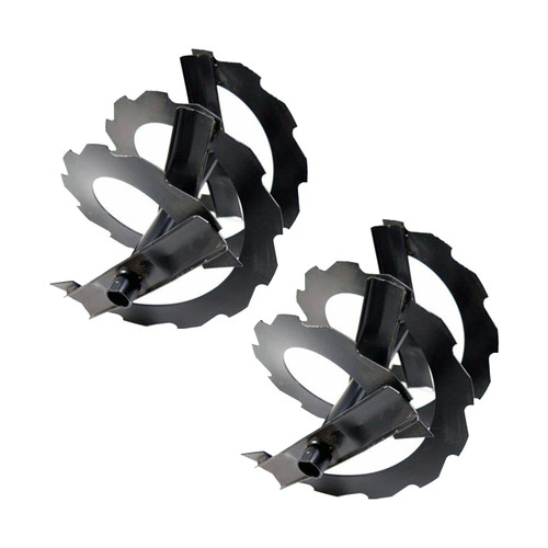 Husqvarna OEM AUGER.WELD.RIB.BUT.24".RH.GREY 585544201 (2 Pack)