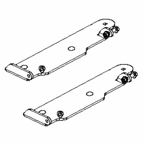Husqvarna OEM BRACKET CHUTE BLK, X428 582467303 (2 Pack)
